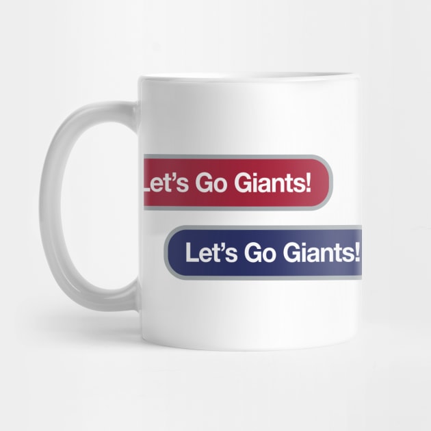 Let's Go Giants Text Message by Rad Love